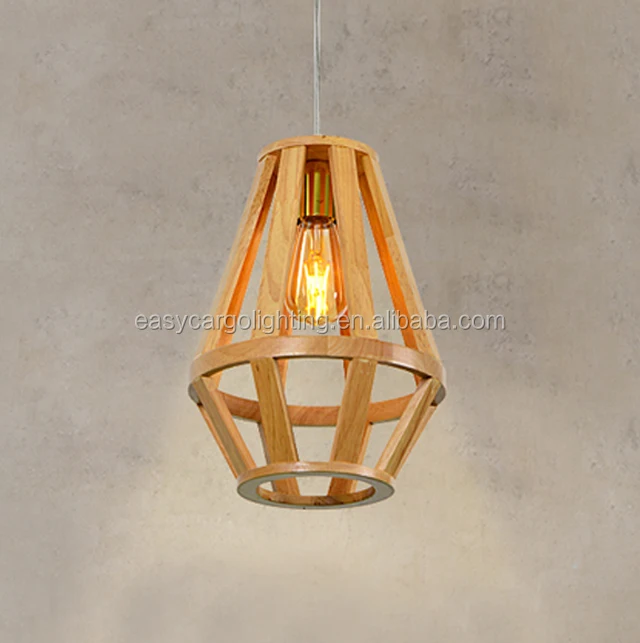 Home indoor wooden fancy hanging light/chinese wood lantern pendant lights (0829-1p)