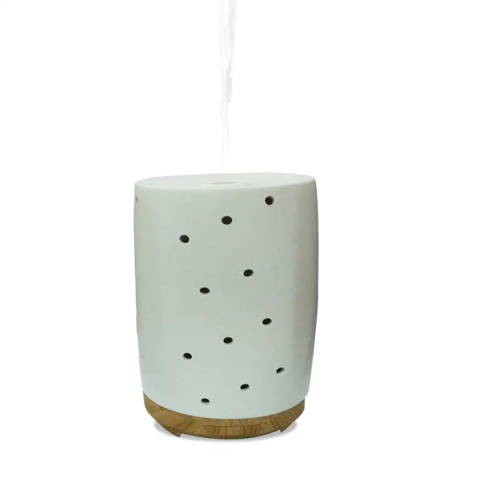 2020 hot new products led light ultrasonic essential oil china pure ceramic electronic ultrasonic aroma diffuser