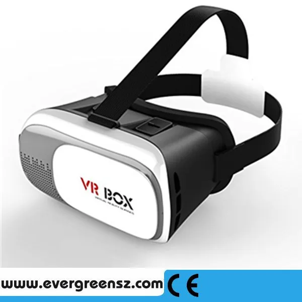 2-го Поколения Расширенная Версия VR Виртуальная Реальность 3D Видео Очки Google Box Регулируемый Шлем VR Гарнитуры