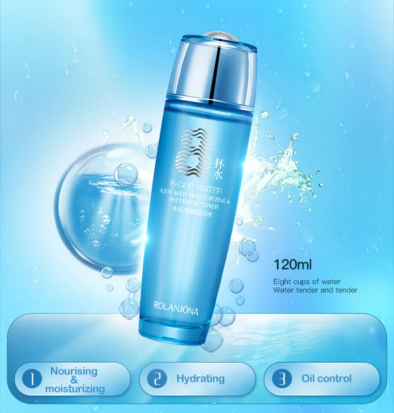 Rolanjona 8-Cup Water Moisturizing And Nourishing skincare product set for sensitive skin