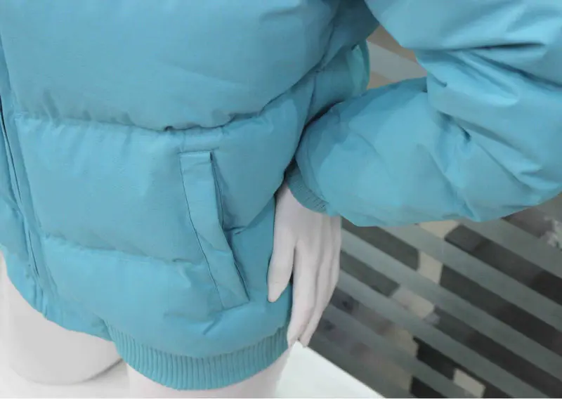 2021 Wholesale Ladies Bubble Coat Cotton Down Fabric Puffy Winter Jacket Women Ladies Winter Trench Coat Cropped Puffer