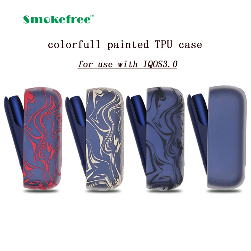 Разноцветный цветной защитный чехол из ТПУ для использования с IQOS 3,0