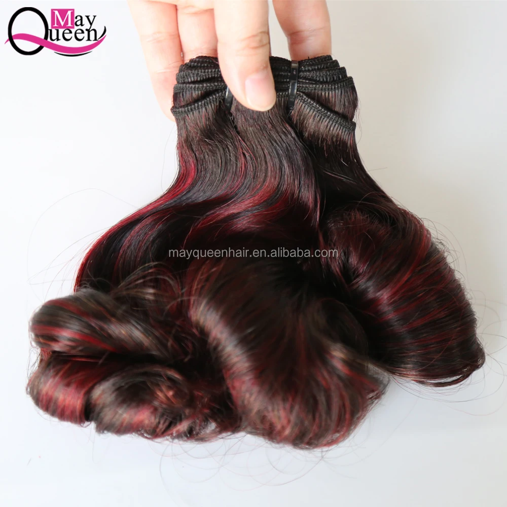 Wholesale Human Hair Extensions Braid In Bundles T1B/burgundy Funmi egg curl Hair Virgin Indian Hair Raw Unprocessed Vendors