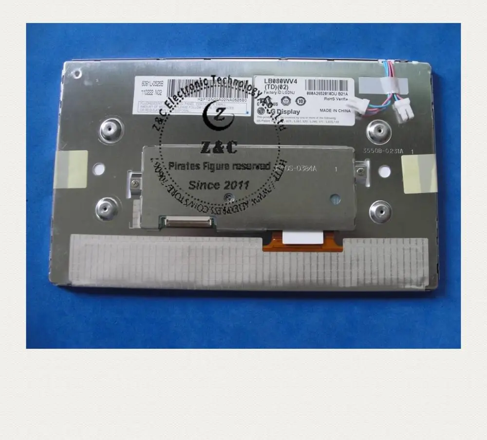 LB080WV4(TD) (04) LB080WV4-TD-04 LB080WV4(TD)(04) original 8.0 inch 800*480 replacement LCD display for LG, wide screen