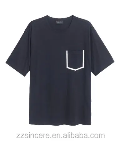 
front pocket washing machine cotton t-shirt New High quality 