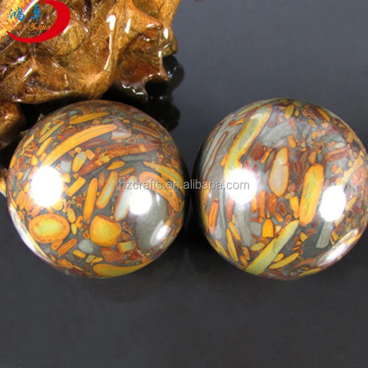 
Natural Rock gemstone Sphere/polished semi precious stone spheres 