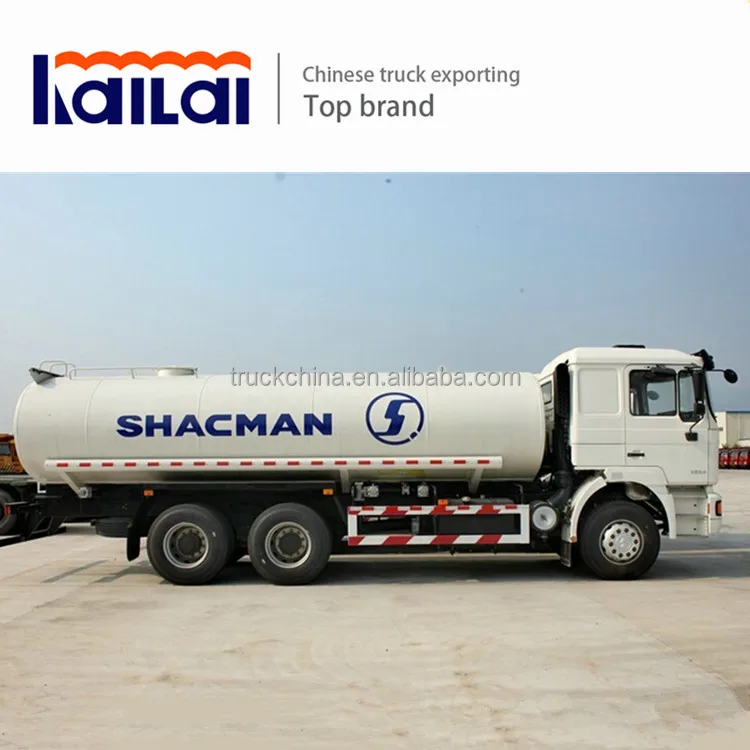 Shacman F2000 Tank Truck 6x4 15000l to 35000 Liters Capacity Water Tanker Truck