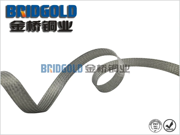 flexible alpha flat copper braid wire