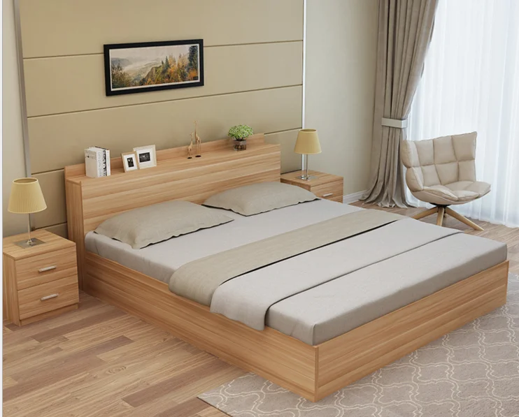Bed Style Wooden New Modern Double Wood Melamine Panel Bedroom Furniture,modern Bunk Bed,modern JOYSOURCE JS-BED167 CN;SHN No,no