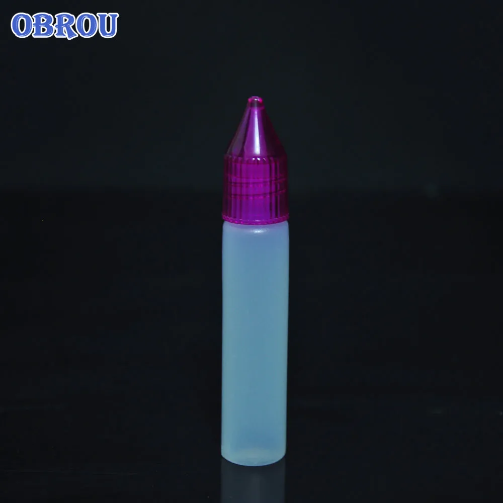 Top quality in stock 10ml 15ml 30ml plastic liquid bottle pe pen shape dropper bottles
