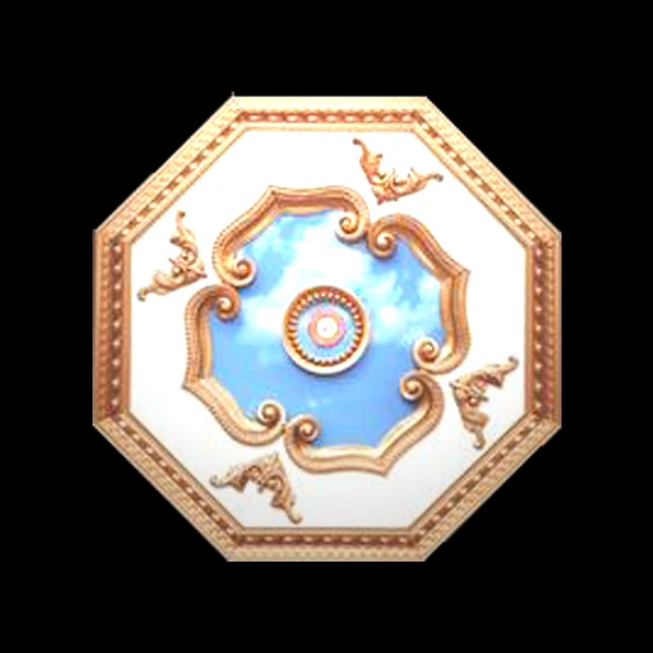 Middle East style ps false ceiling designs sky blue for bed room for homes