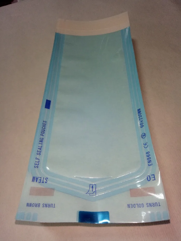 Disposable sterile pouch packaging bag paper-plastic bag for sealing