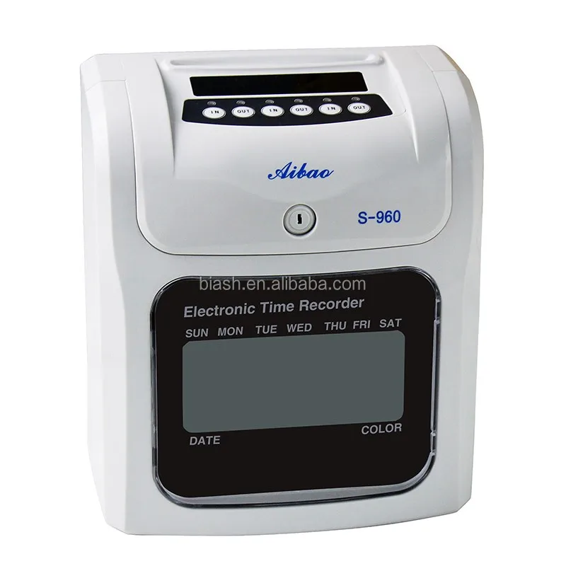 NEW MODEL LCD TIME RECORDER /Biometric Time Recorder