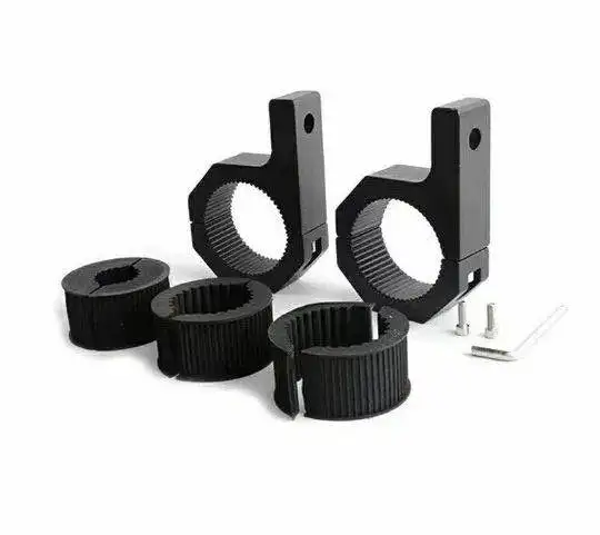 Bumper Tube Clamp Bar Roof Roll Mount Brackets Mounting Cage Holder Clip 2 sets