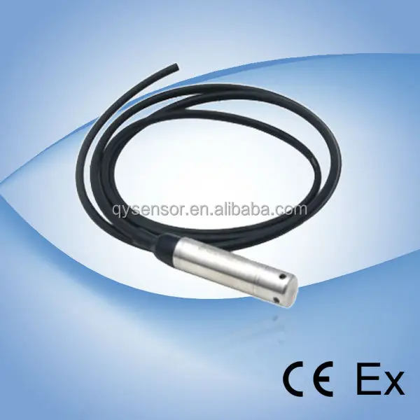 0~1mH2O, 0~10mH2O,0~15mH2O submersible type water level sensor QST-201