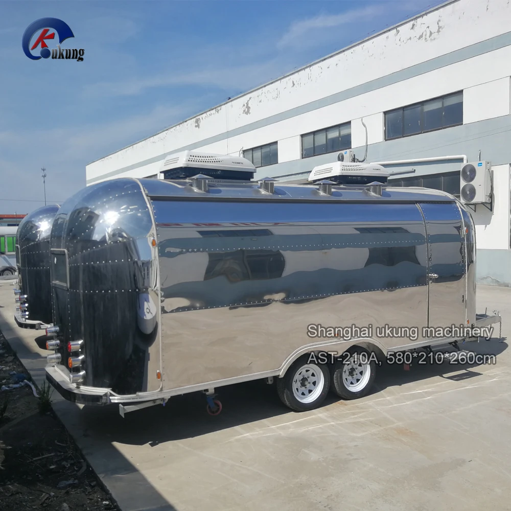 
UKUNG Travel Trailer Charm Sterling Silver Airstream Camper, airstream mobile kitchen 