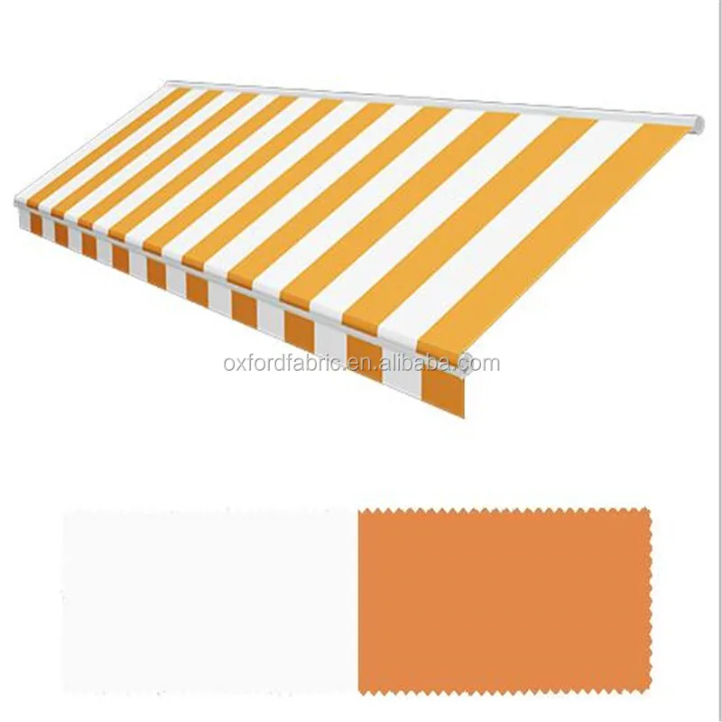 polyester white red striped awning fabric cheap tent canvas fabric