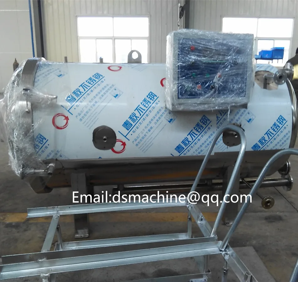 Small anti pressure autoclave for glass jar