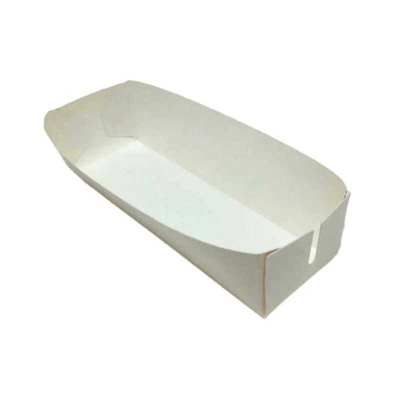SENCAI wholesale custom printing biodegradable hot dog food paper tray box