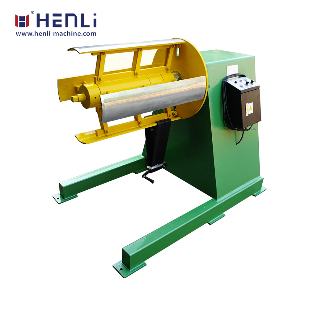 
HENLI Machinery | expanding mandrel uncoiler hydraulic sheet use machine 