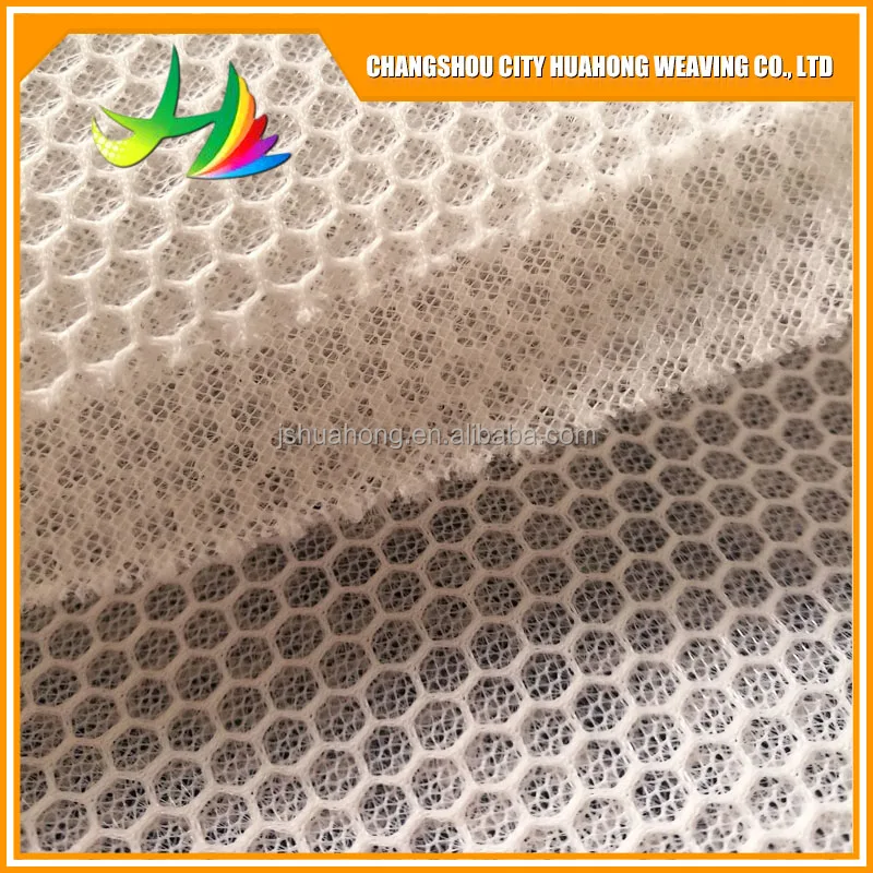 100% sandwich air foam mesh Polyester fabric for sport garment mattress fabric