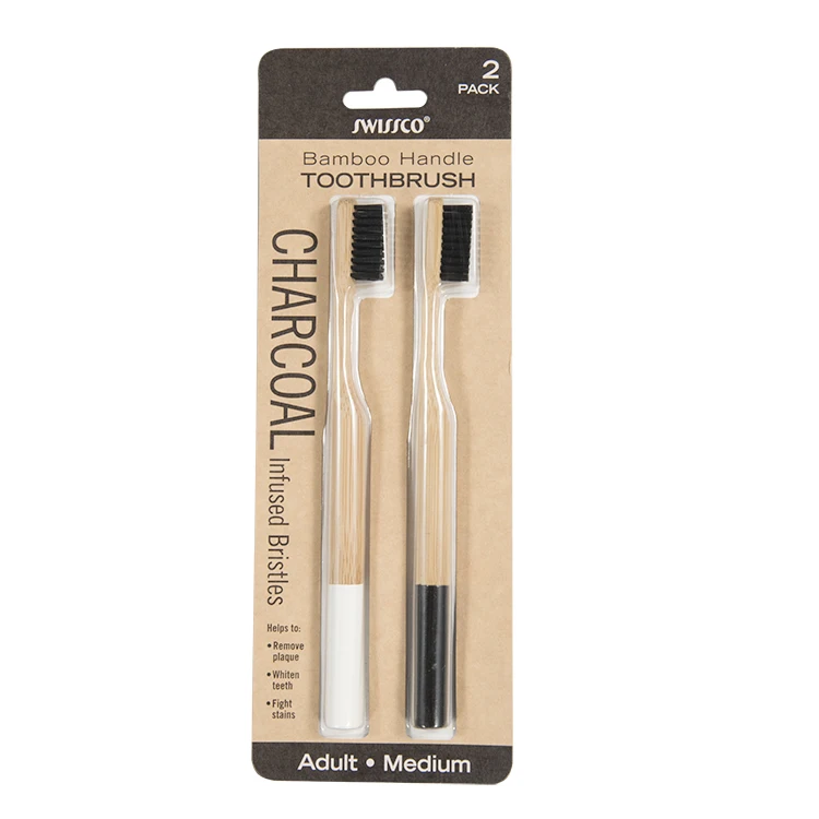 Wholesale Private Label Oral Clean Recyclable Organic Toothbrush Set Biodegradable Natural Bamboo Toothbrushes
