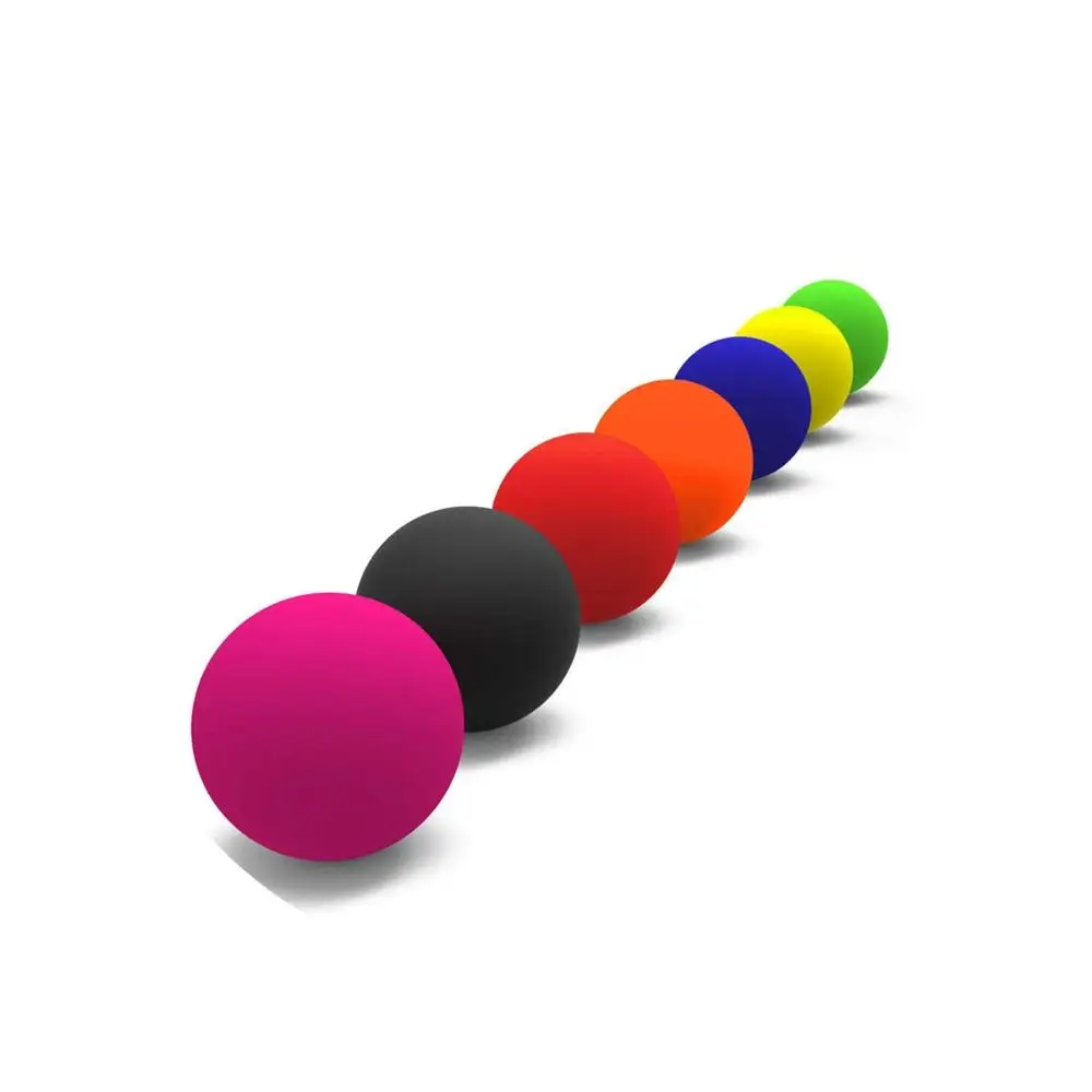 Yoga Massage Lacrosse balls with 6.4cm