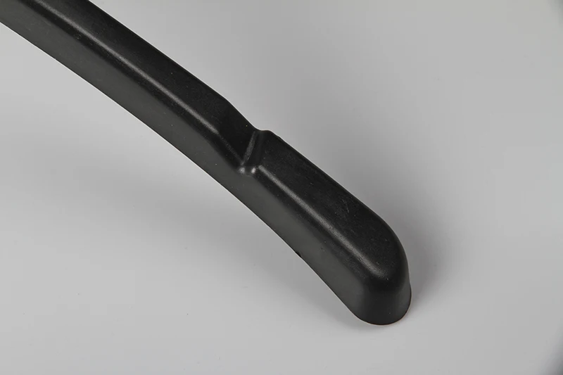 Short neck plastic slim hangers non flocked, hangers with logo