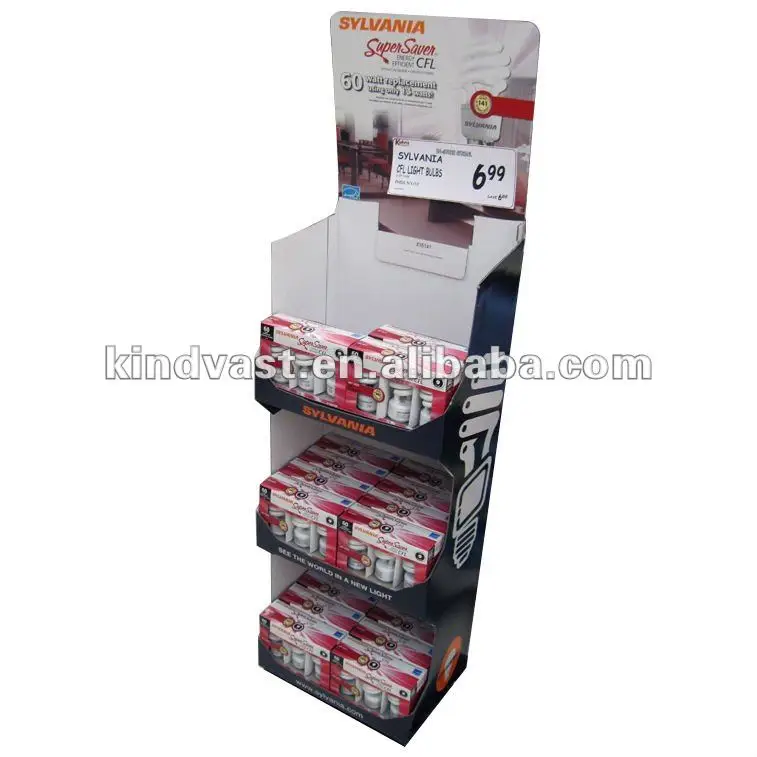 Sylvania супер заставки напольная стойка дисплея для энергии- экономия лампы