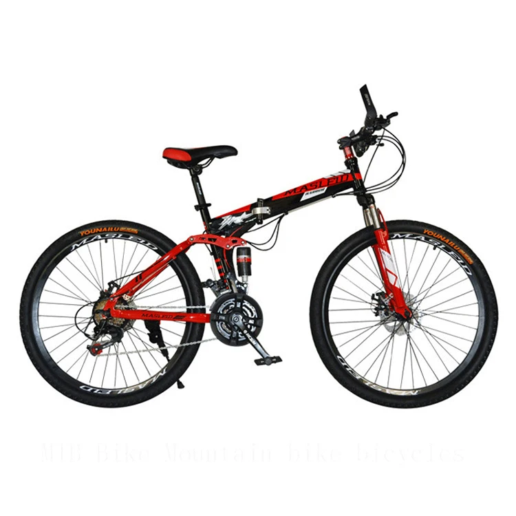 Best sale china bikes mountain bicycle with disc-brake / full suspension folding MTB  / folding bicycle