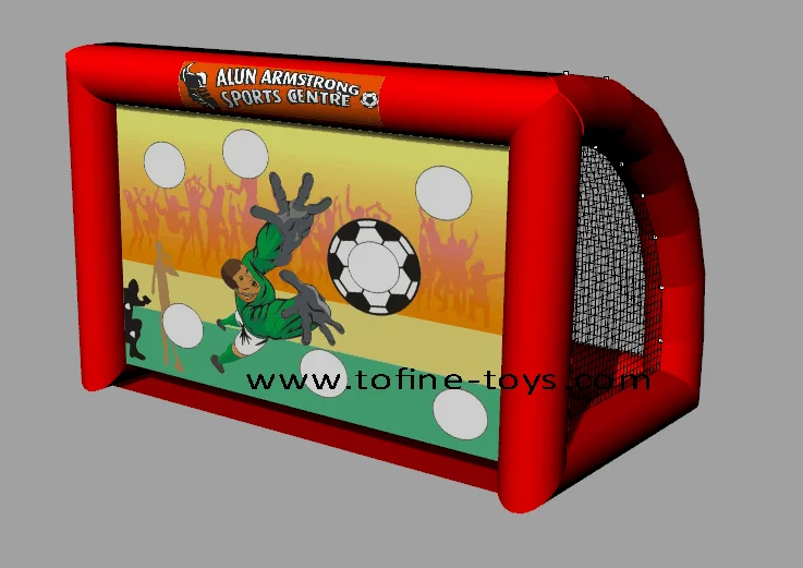 inflatable penalty shootout game football soccer goal challenge
