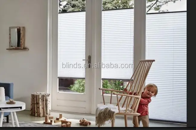 Electric/motor window honeycomb blinds,skylight indoor honeycomb blinds shade