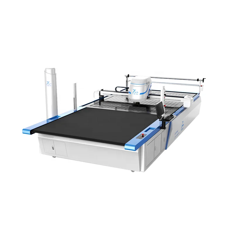 Waterproof fabric multi layers cnc cutting machine