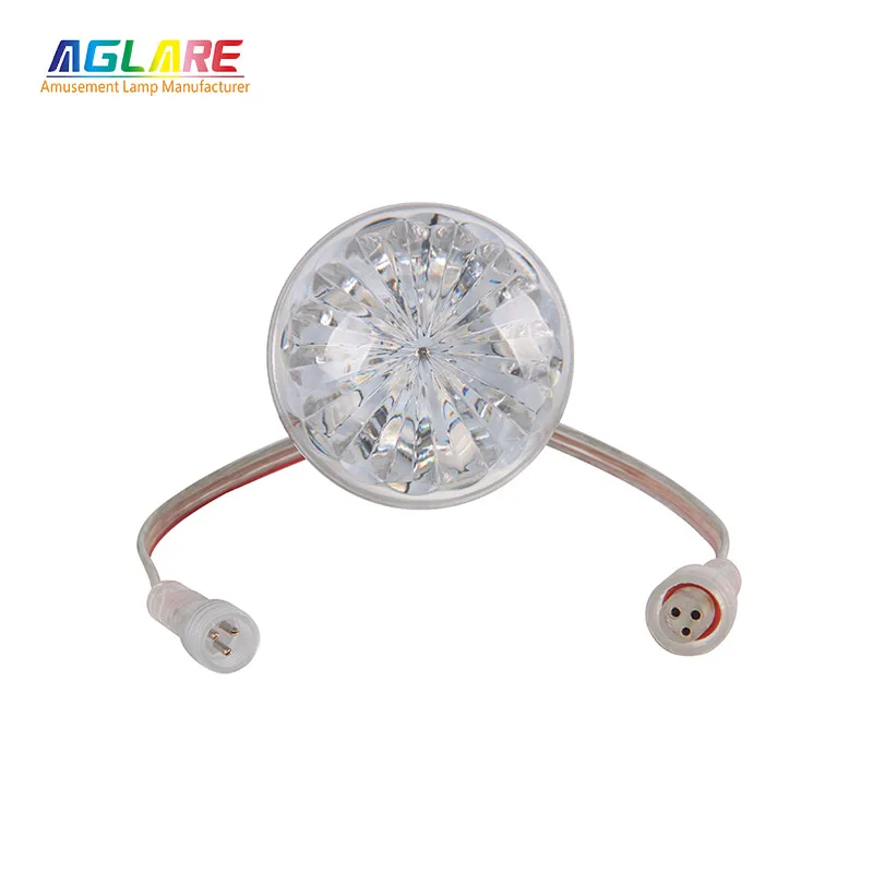 60mm waterproof IP65 full color changing amusement led lamps light with T1000s/T4000/ T8000 controller