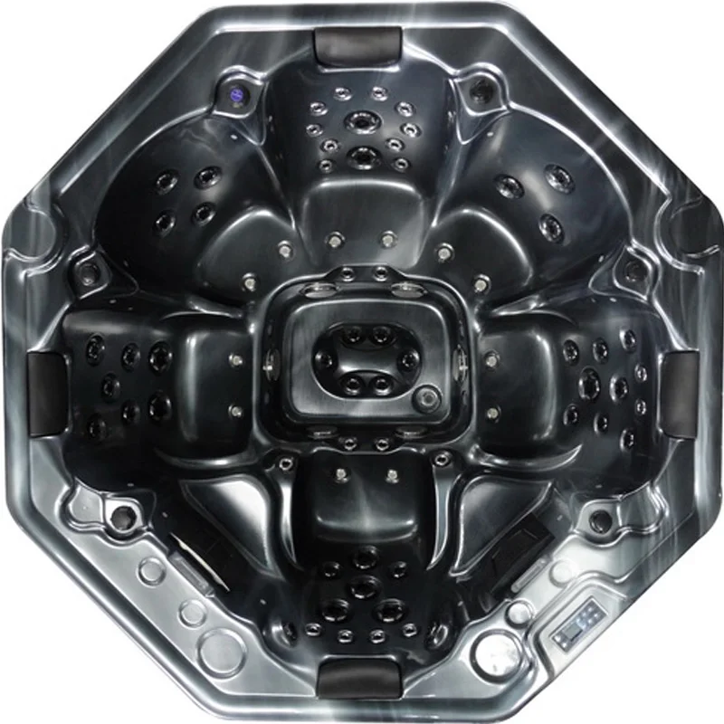 
8 persons octagonal outdoor whirlpool tub 