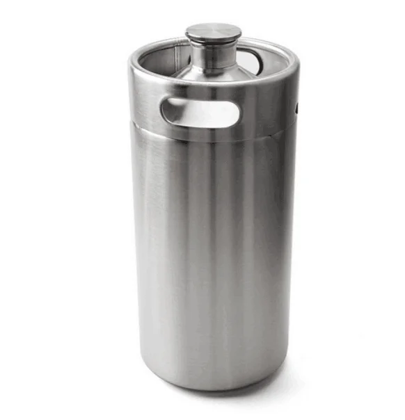 4L stainless steel mini beer barrel for beer and nitro cold brew coffee