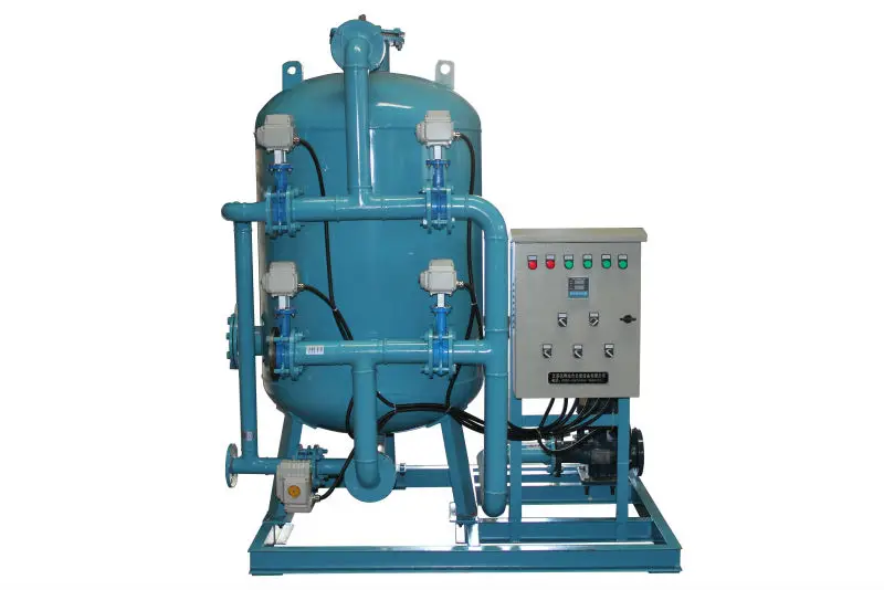 Compact structure booster type automatic shallow sand filter, sand filter tank