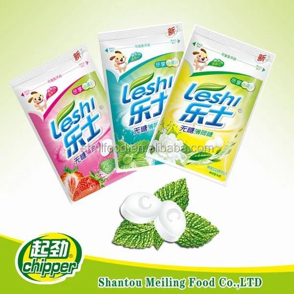 Китайский поставщик, конфеты без сахара, мята