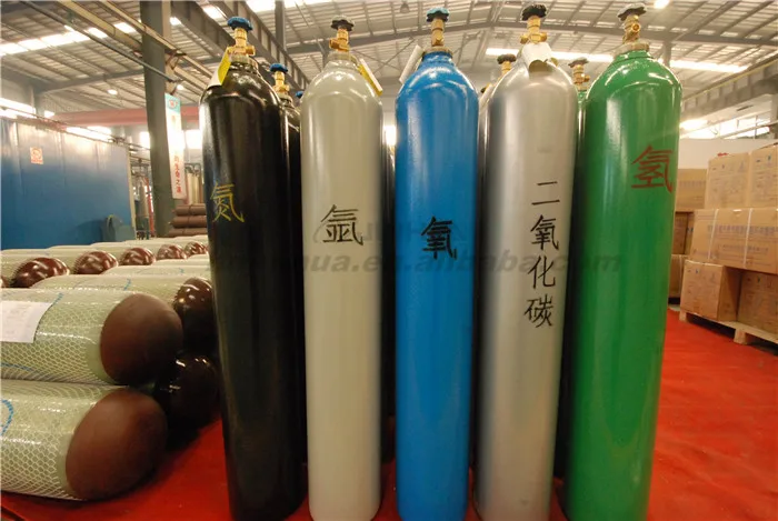Seamless Steel Industrial Oxygen Gas Cylinder For Sale