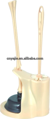 toilet brush with plumper set