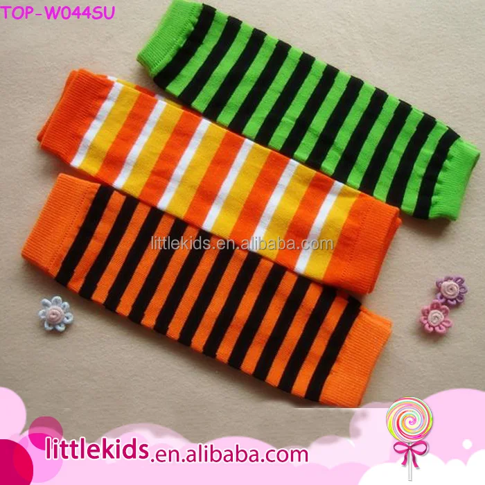 In Stock Wholesale Newborn Baby Leg Warmers Rainbow / Stripes / Heart / Football Infant Toddlers Boy And Girls Short Leg Warmers