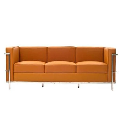 
lc3 Modern classic le corbusier three seater sofa 