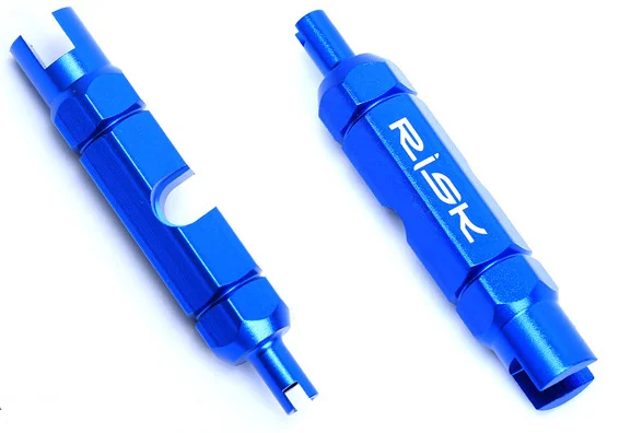 RL301 Risk Bicycle Tube Tire Valve Disassemble Remove Tools Road Bike Valve Tool for Schrader Presta Extender Valve