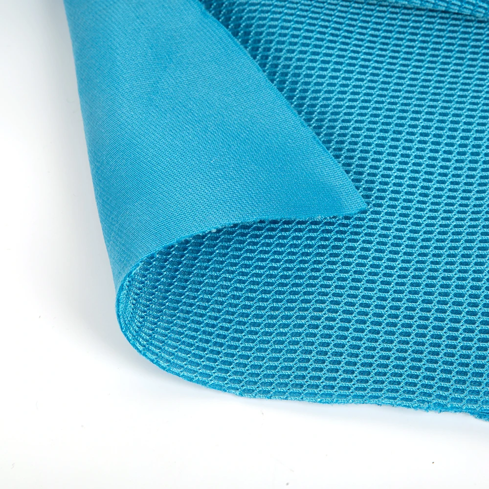 
100 polyester warp knitted sports shoes spacer material for casual walking shoes sports shoes 3d spacer fabric mesh 