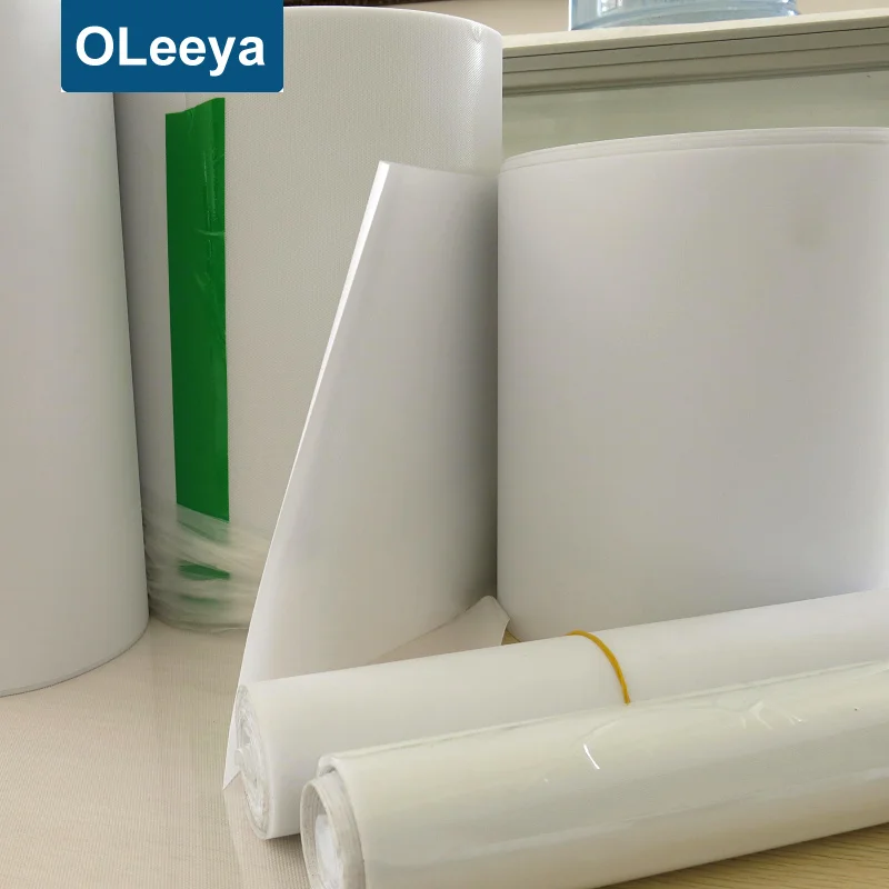 OLeeya Wholesale Silicone Hotfix Transfer Hotfix Tape Roll Material Hot Fix Motif Paper With EXW Price For Rhinestone Transfer