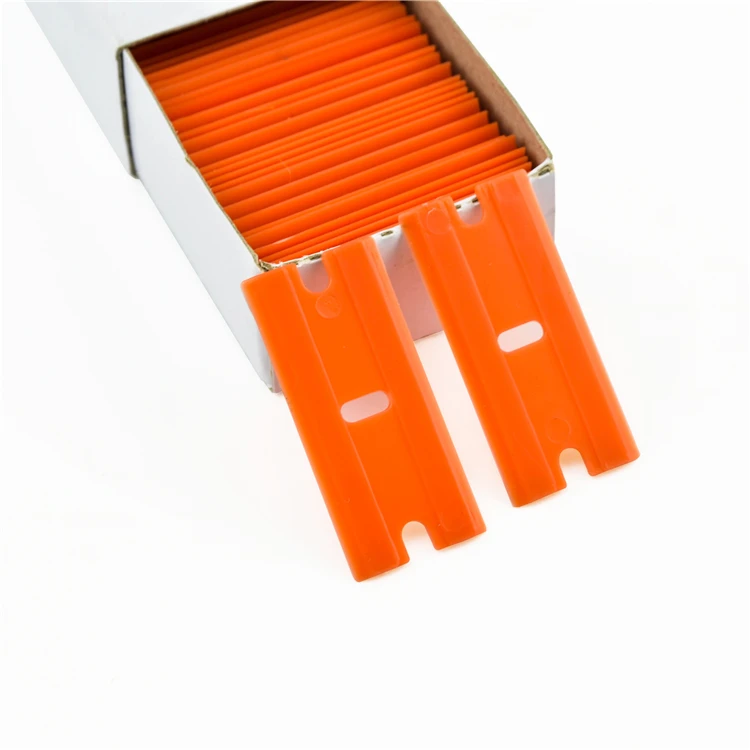 100pc Packed Plastic Single Edge Razor Blades