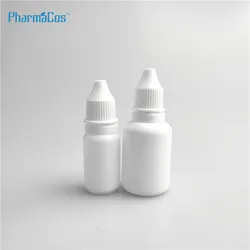 Empty PE Medical Eye Drops Bottle 10ml Plastic Eye Dropper Bottle 20ml with Childproof Cap