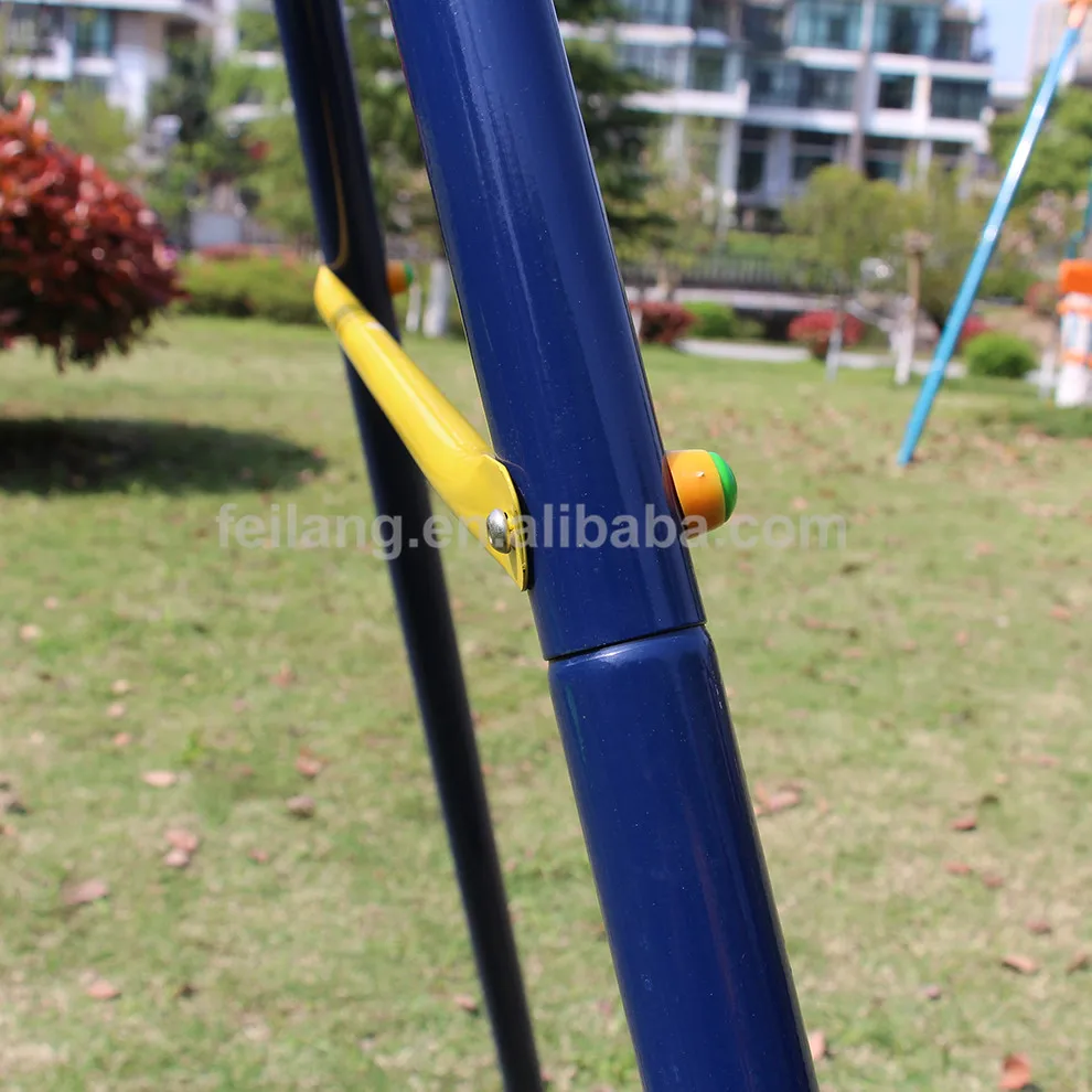 Combined Double Seat Hanging Stainless Steel Patio Furniture Outdoor Garden Swing Set Chair