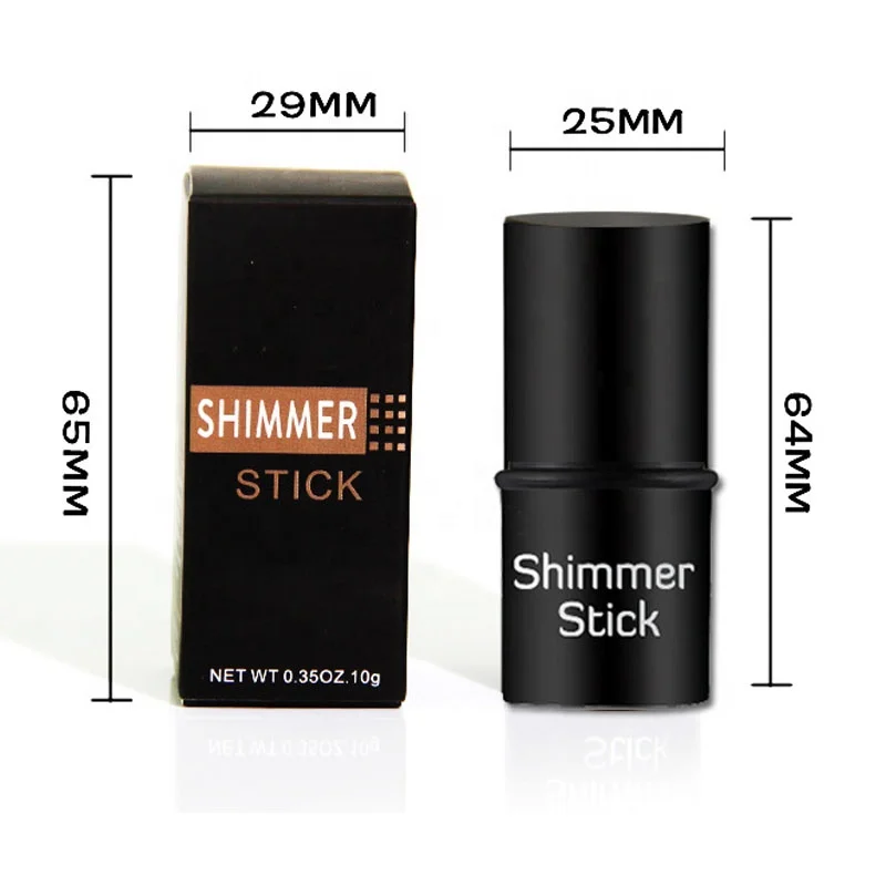 Wholesale naturally luminous glow private label highlighter makeup shimmer stick