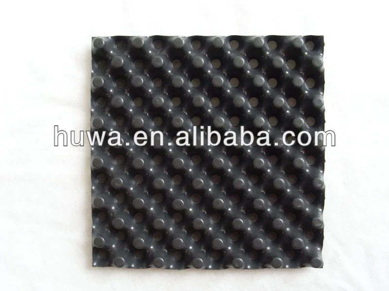 lightweight roofing materials HDPE double side Sheet dimple drainage board composite drainage board green roof drainage board